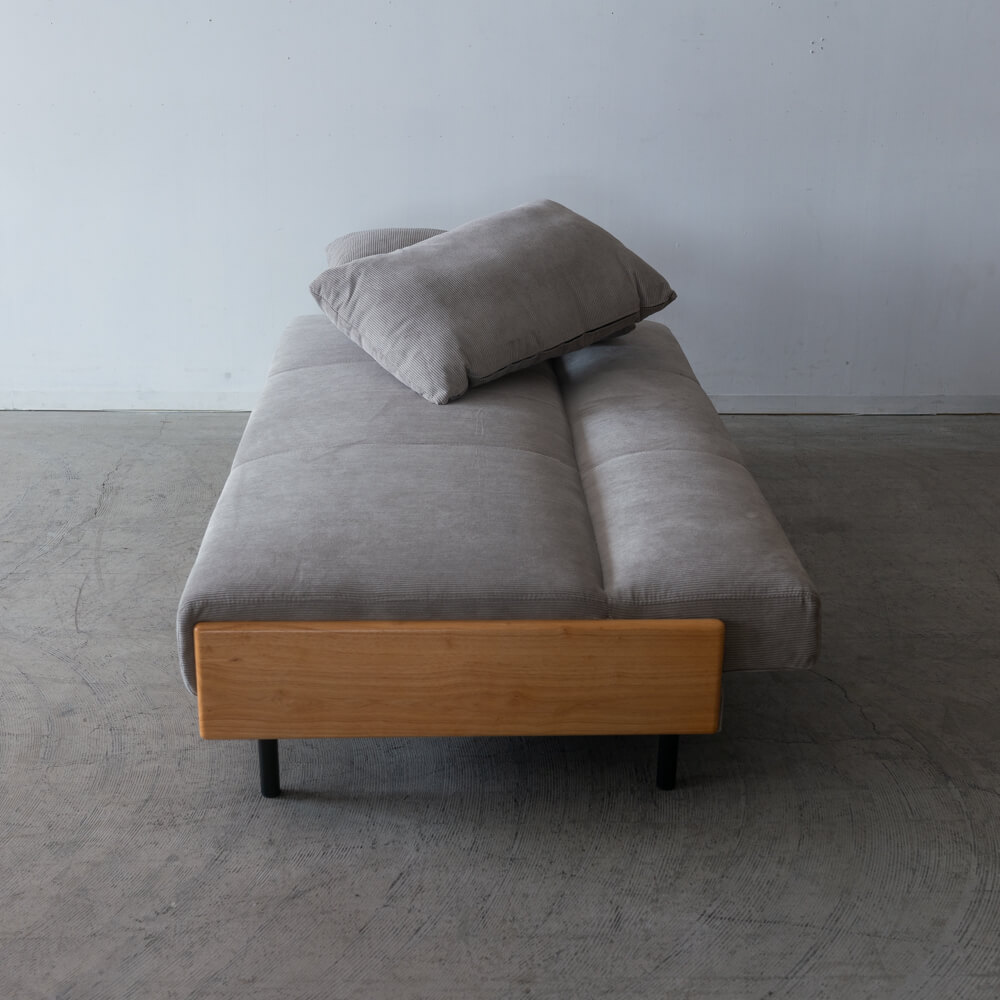 ［送料込価格｜期間限定SALE］ソファベッド アルバートⅡ DGY カバーリング仕様 ライトグレー