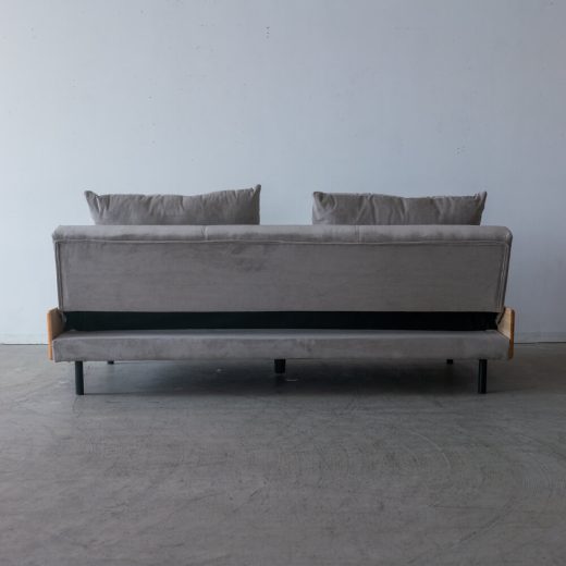 ［送料込価格｜期間限定SALE］ソファベッド アルバートⅡ DGY カバーリング仕様 ライトグレー