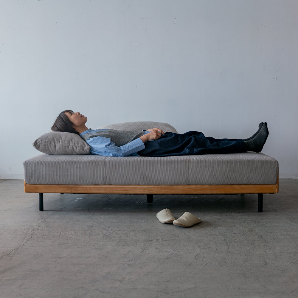 ［送料込価格｜期間限定SALE］ソファベッド アルバートⅡ DGY カバーリング仕様 ライトグレー