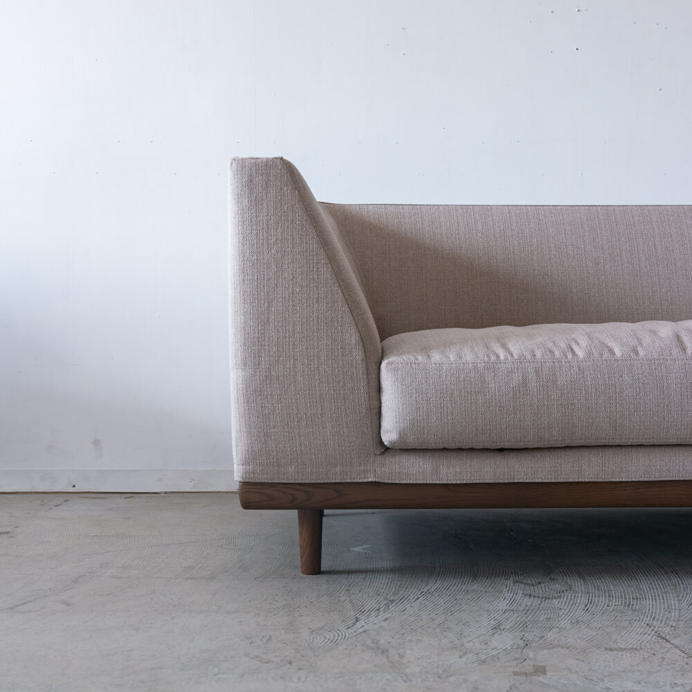 ［数量限定］ Crossover_SHOT ソファ 3S W-OAK DB N1(布)