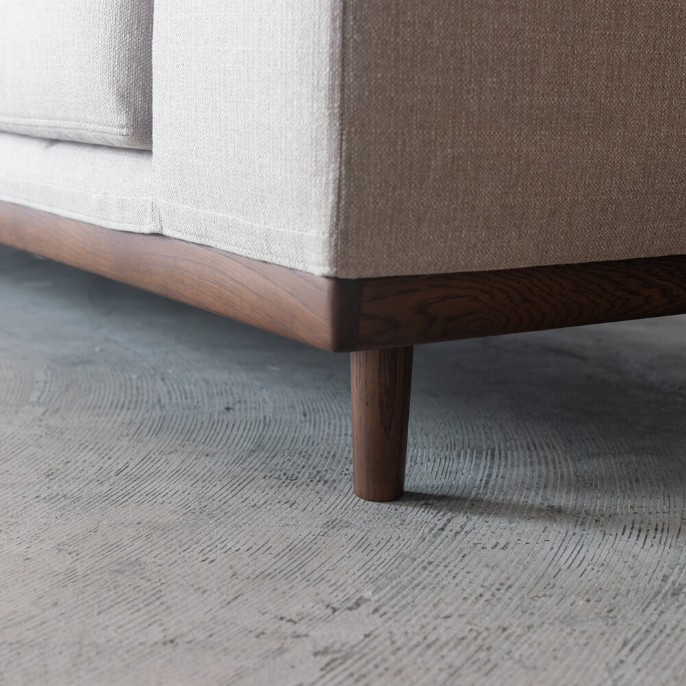 ［数量限定］ Crossover_SHOT ソファ 3S W-OAK DB N1(布)