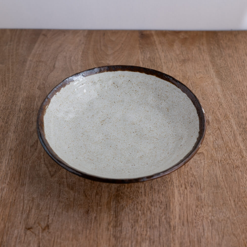 【WEB限定】淵さびうのふ 手捻り8寸盛皿 -器市-