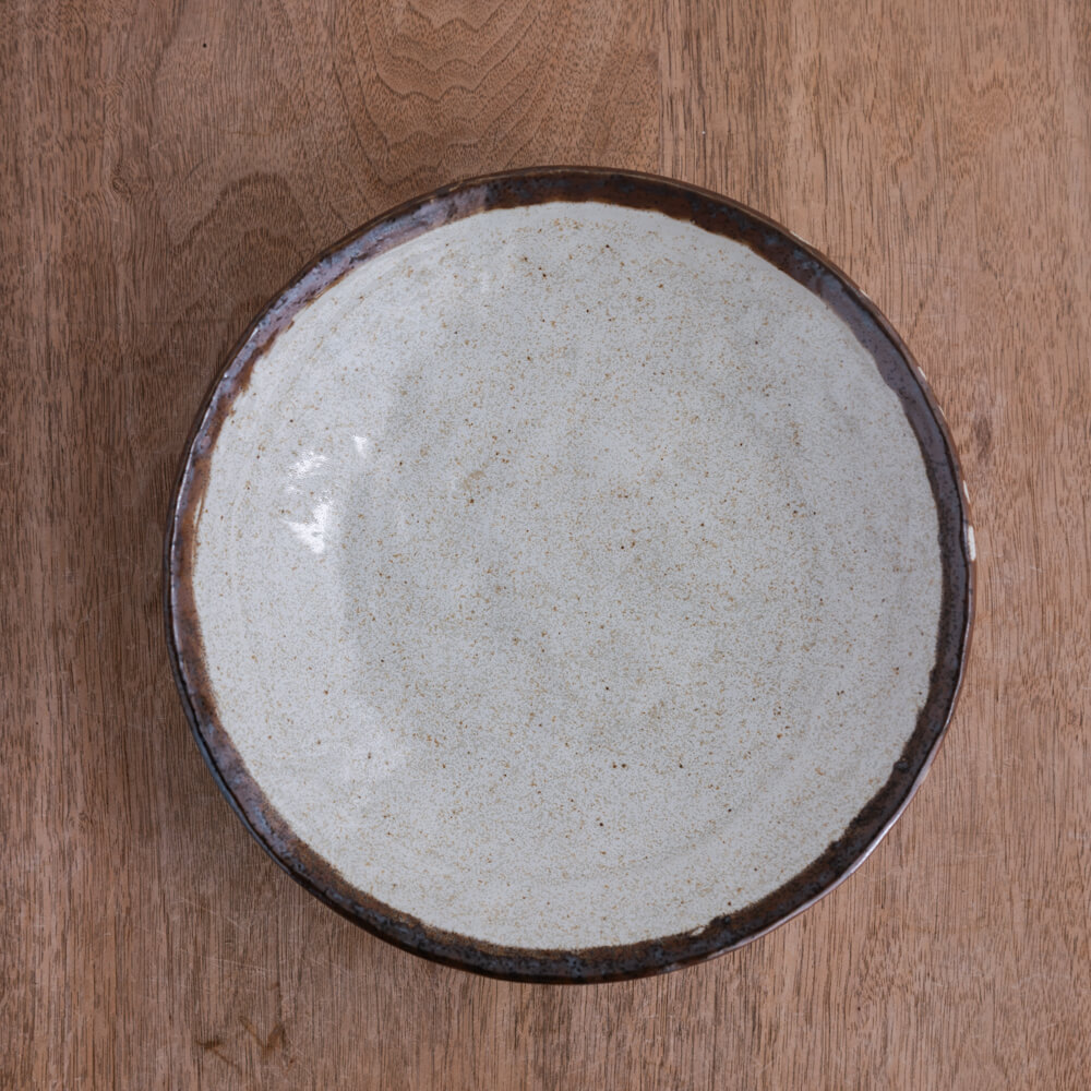 【WEB限定】淵さびうのふ 手捻り8寸盛皿 -器市-