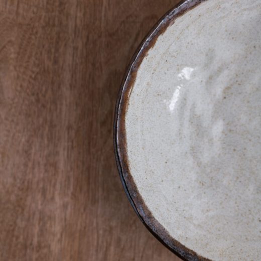 【WEB限定】淵さびうのふ 手捻り8寸盛皿 -器市-