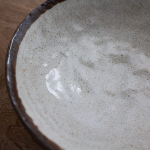 【WEB限定】淵さびうのふ 手捻り8寸盛皿 -器市-