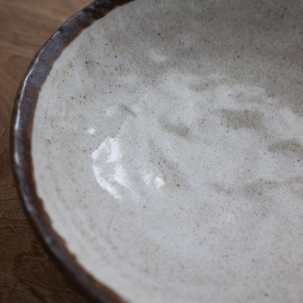 【WEB限定】淵さびうのふ 手捻り8寸盛皿 -器市-