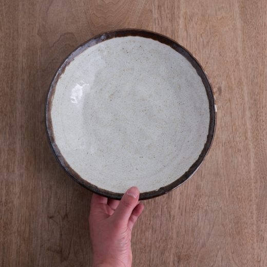 【WEB限定】淵さびうのふ 手捻り8寸盛皿 -器市-