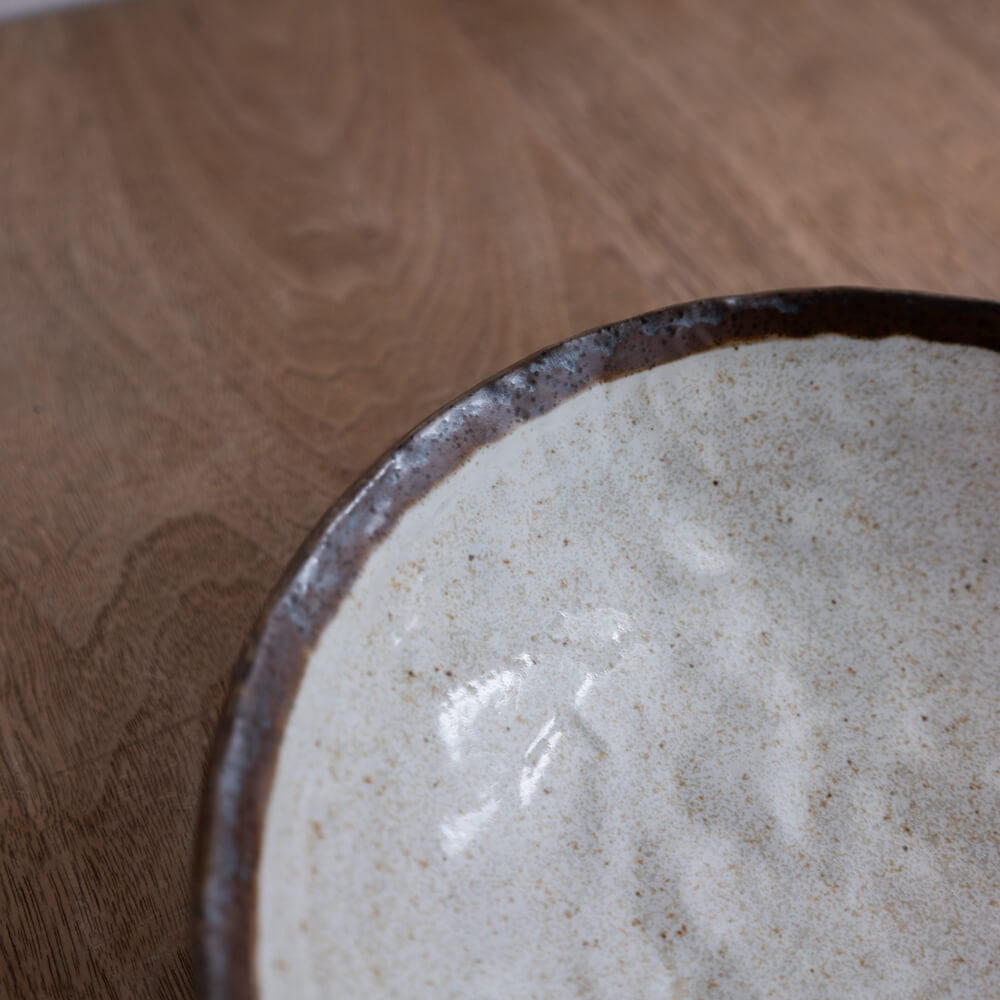 【WEB限定】淵さびうのふ 手捻り8寸盛皿 -器市-