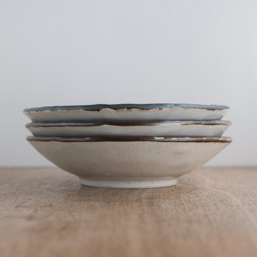 【WEB限定】淵さびうのふ 手捻り8寸盛皿 -器市-