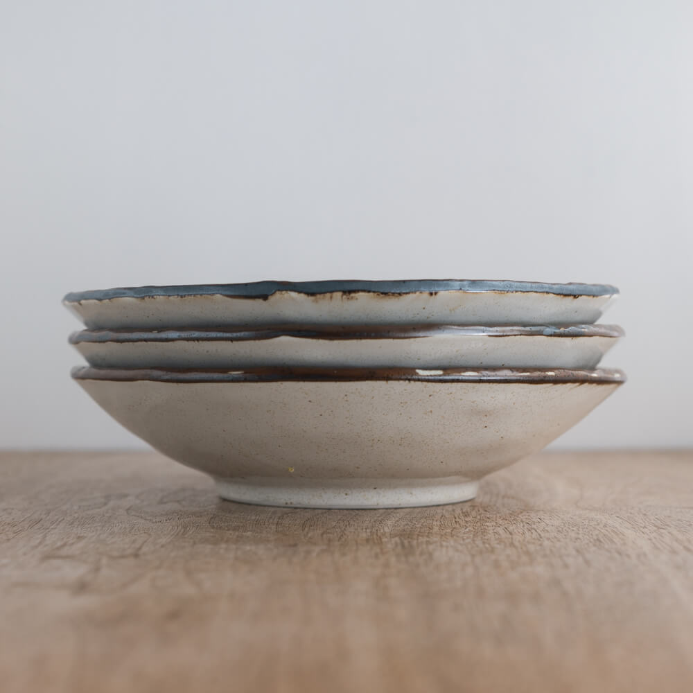 【WEB限定】淵さびうのふ 手捻り8寸盛皿 -器市-