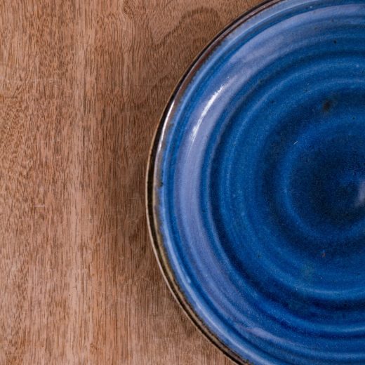 【WEB限定】青うず 24cm皿 -器市-