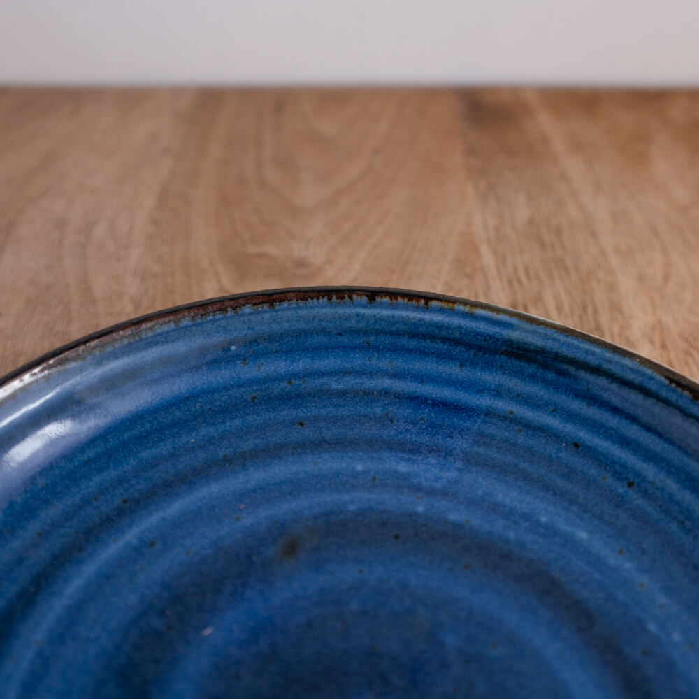 【WEB限定】青うず 24cm皿 -器市-