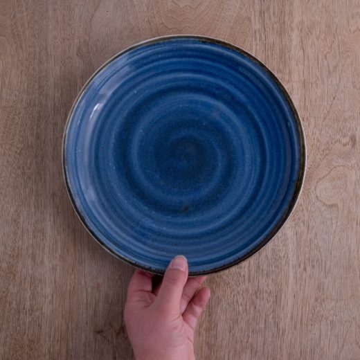 【WEB限定】青うず 24cm皿 -器市-