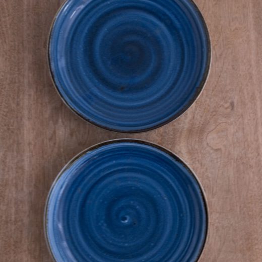 【WEB限定】青うず 24cm皿 -器市-