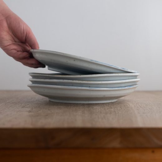 【WEB限定】青うず 24cm皿 -器市-