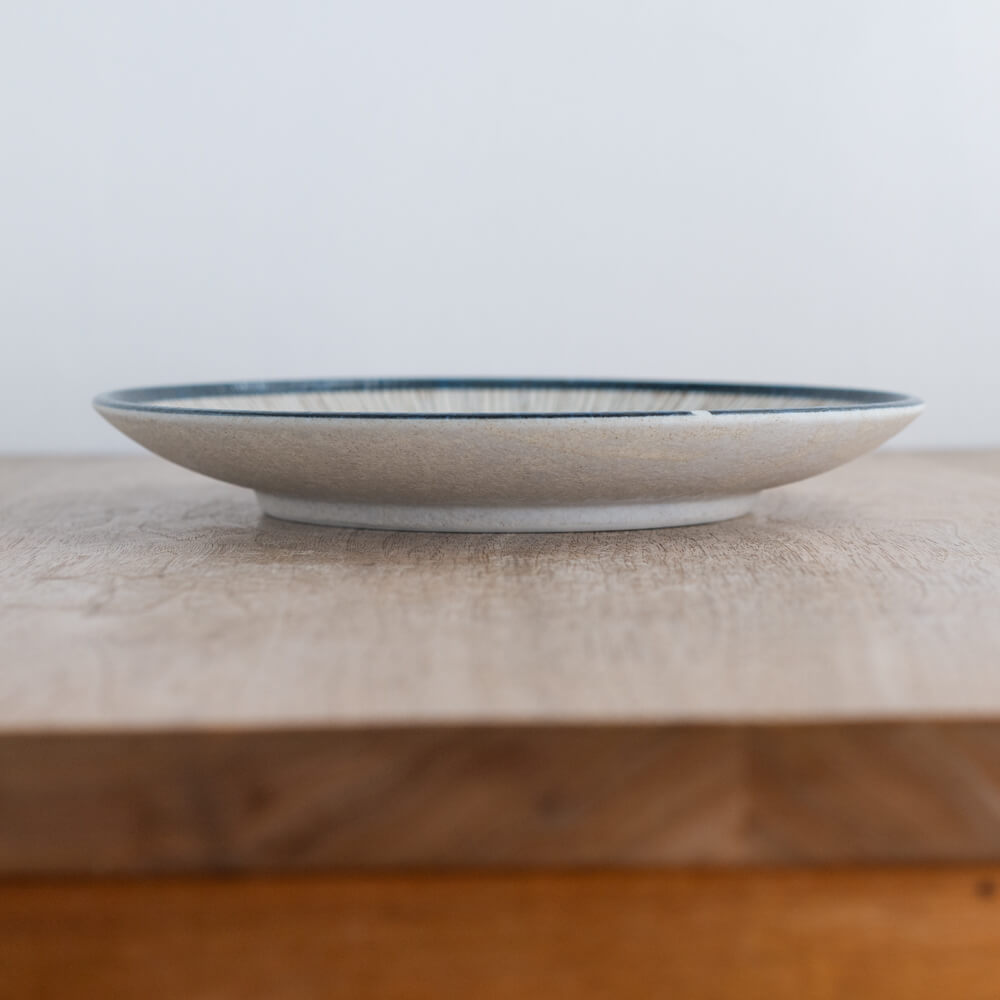 【WEB限定】砂目乱十草 丸8寸皿 -器市-