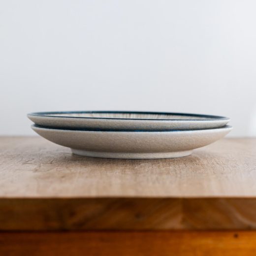 【WEB限定】砂目乱十草 丸8寸皿 -器市-