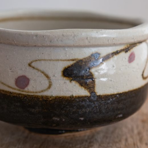 【WEB限定】黒唐草 抹茶碗 -器市-