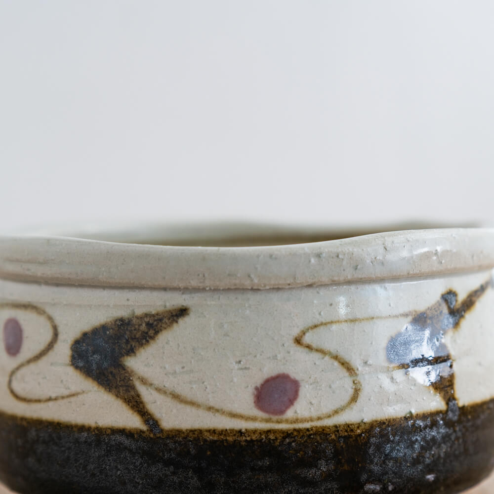 【WEB限定】黒唐草 抹茶碗 -器市-