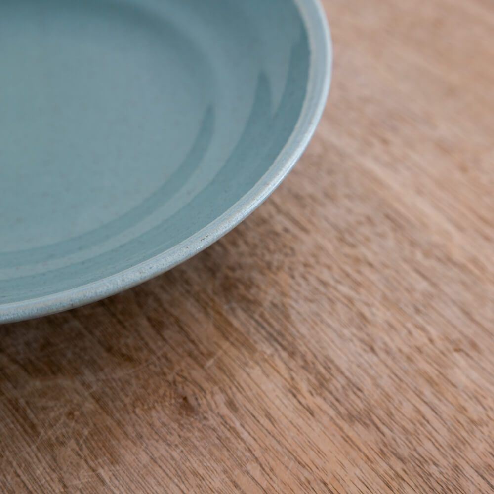 【WEB限定】古代7.5麺皿 (青)-器市-