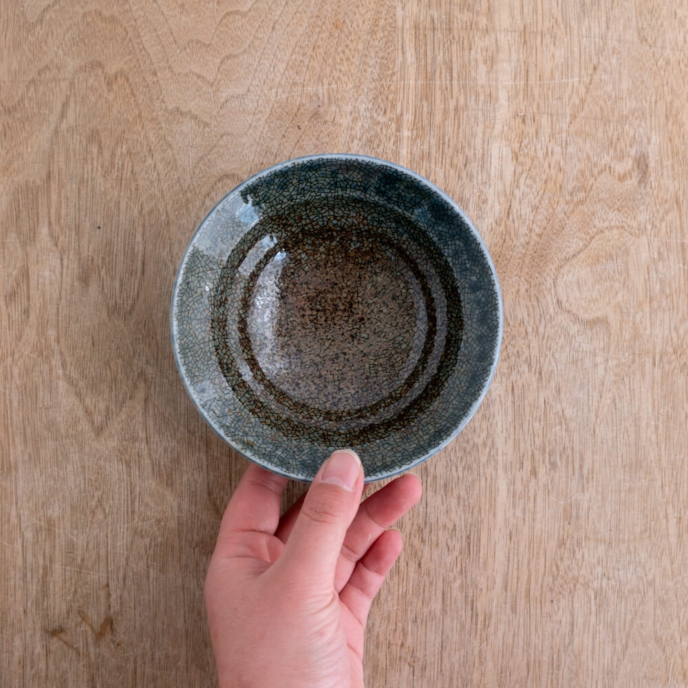 【WEB限定】砂地かいらぎ 三ﾂ輪4寸反小鉢 -器市-