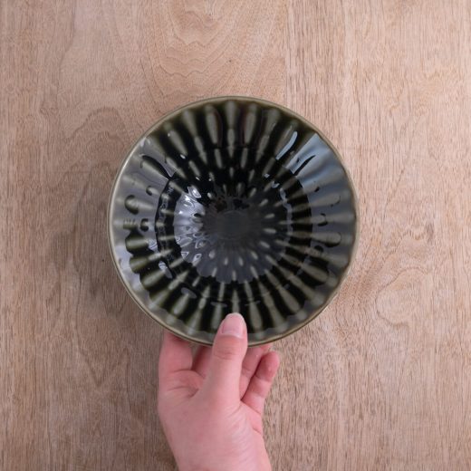 【WEB限定】Focus 織部 輪二重5.5深鉢 -器市-