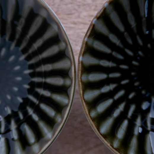 【WEB限定】Focus 織部 輪二重5.5深鉢 -器市-