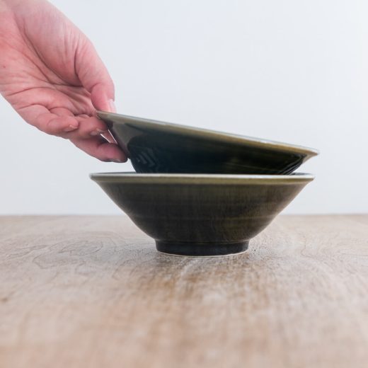 【WEB限定】Focus 織部 輪二重5.5深鉢 -器市-