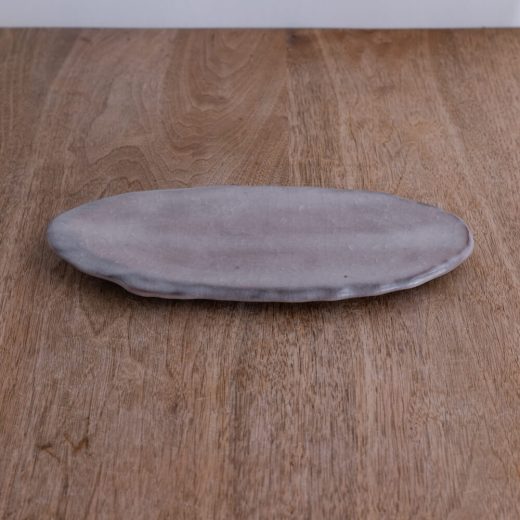 【WEB限定】貫入 雲型長皿 (大) -器市-