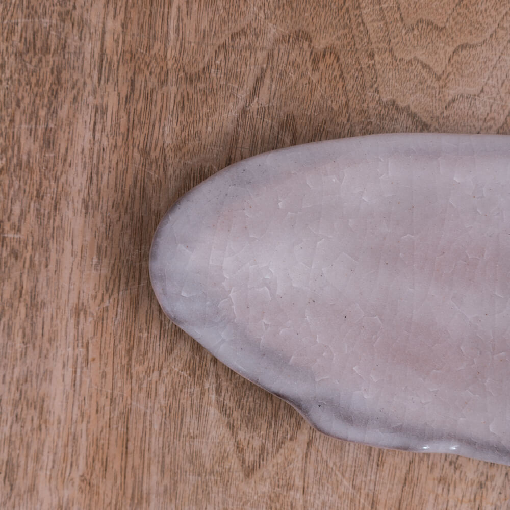 【WEB限定】貫入 雲型長皿 (大) -器市-