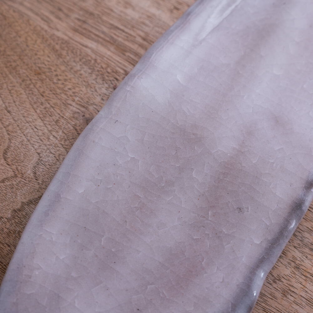 【WEB限定】貫入 雲型長皿 (大) -器市-