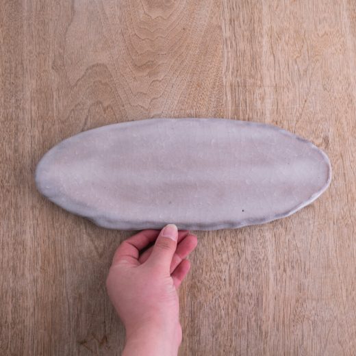 【WEB限定】貫入 雲型長皿 (大) -器市-