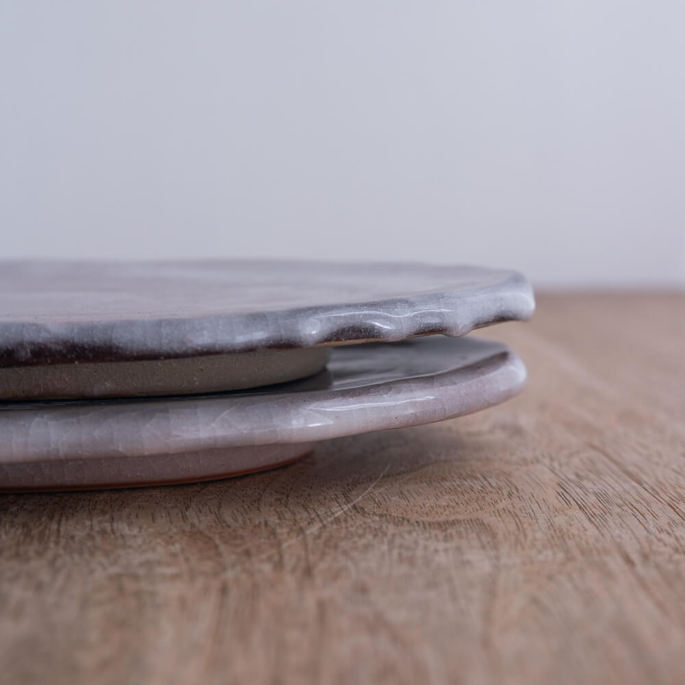 【WEB限定】貫入 雲型長皿 (大) -器市-