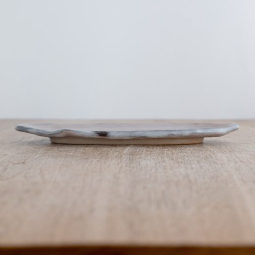 【WEB限定】貫入 雲型長皿 (小) -器市-