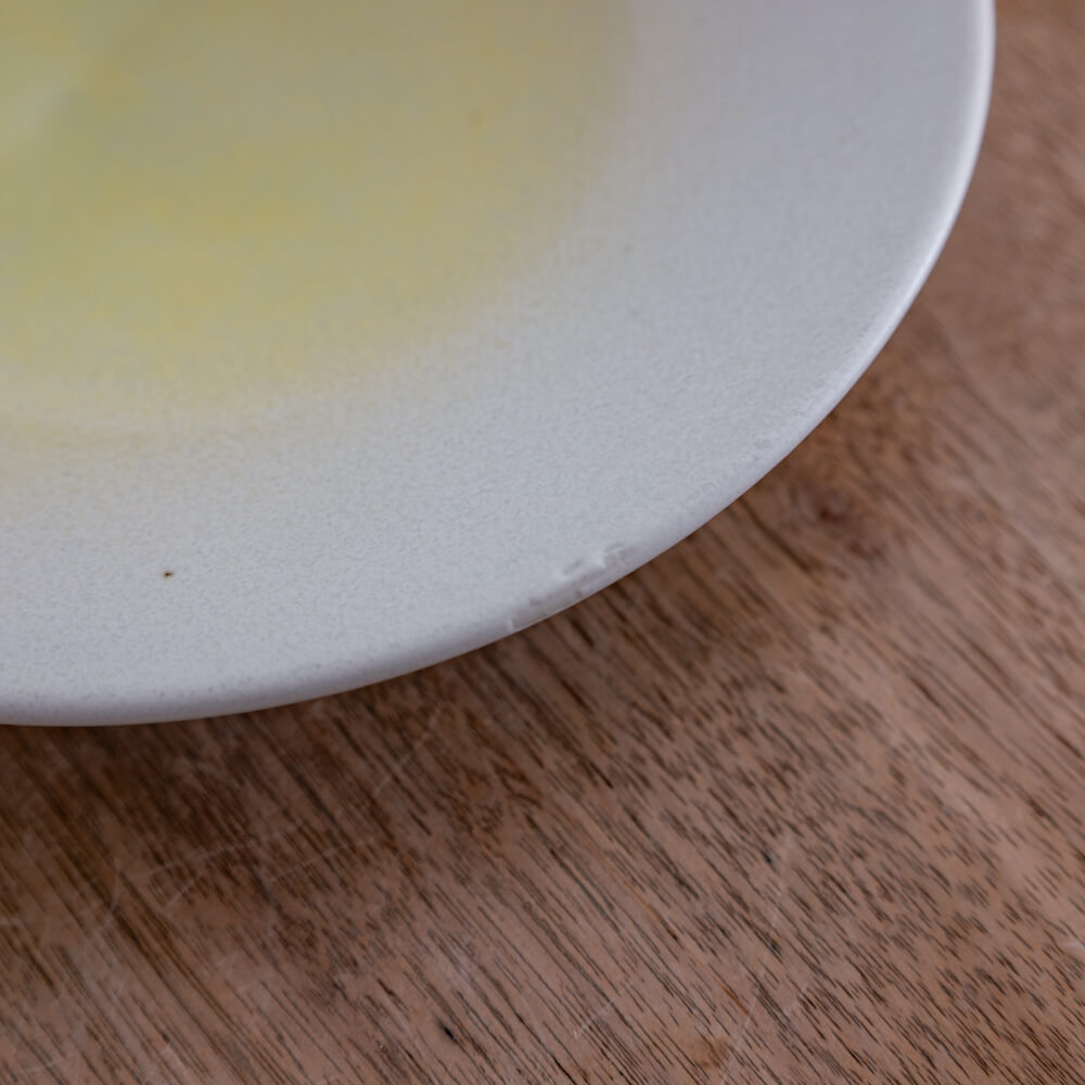 【WEB限定】氷結イエロー 輪二重6.5皿-器市-