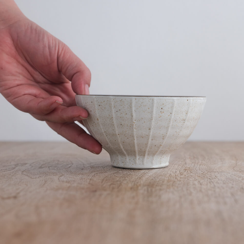 うのふ 縞一珍飯碗 -器市-