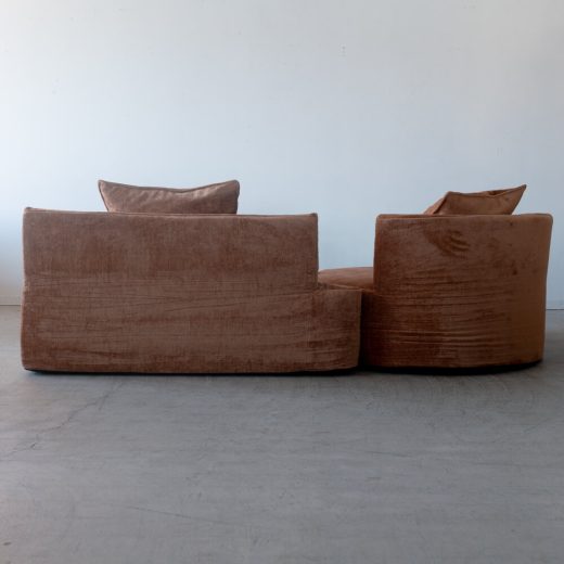 MORU 3S圧縮ソファ 張地：キャメル SH400