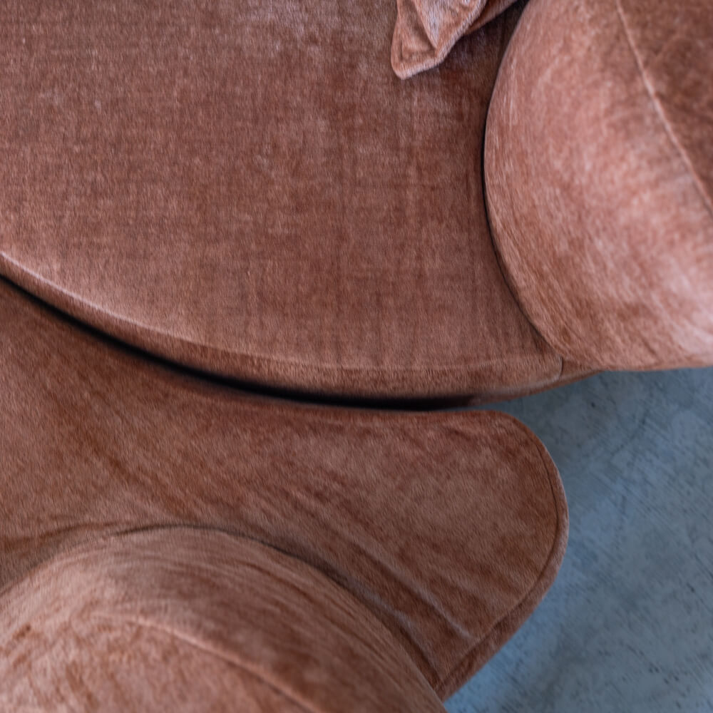 MORU 3S圧縮ソファ 張地：キャメル SH400