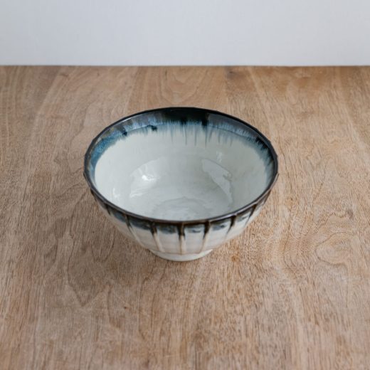 【WEB限定】ルチール錆流し 縞一珍5寸丼 -器市-