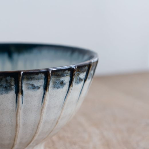 【WEB限定】ルチール錆流し 縞一珍5寸丼 -器市-