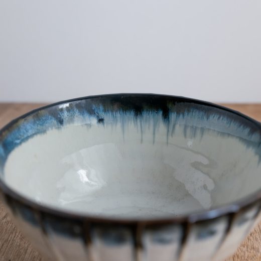 【WEB限定】ルチール錆流し 縞一珍5寸丼 -器市-