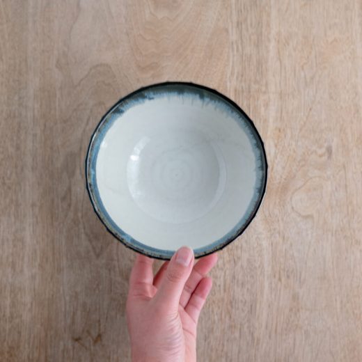 【WEB限定】ルチール錆流し 縞一珍5寸丼 -器市-