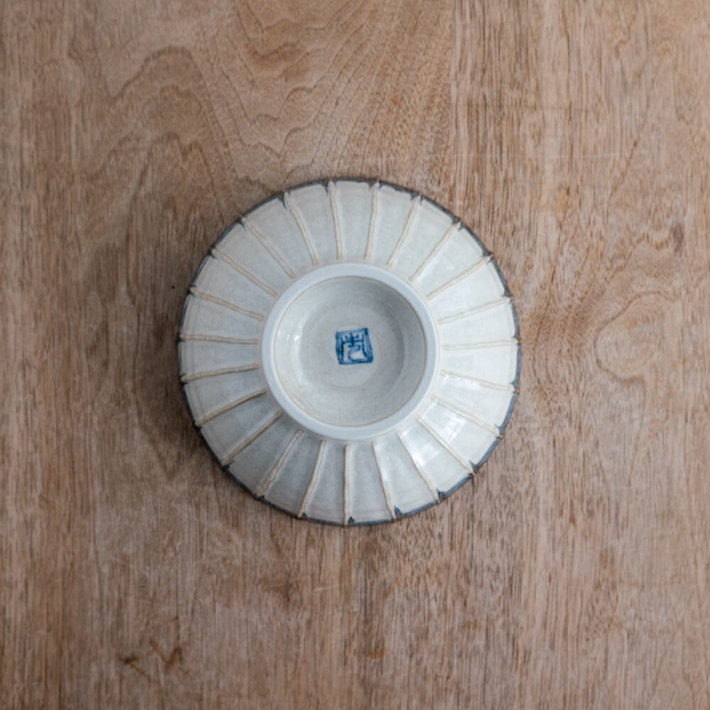 【WEB限定】ルチール錆流し 縞一珍5寸丼 -器市-