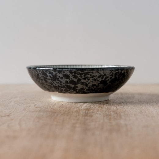 【WEB限定】黒真珠十草 手捻り5寸鉢 -器市-