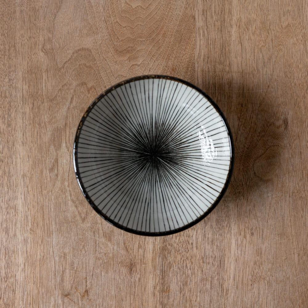 【WEB限定】黒真珠十草 手捻り5寸鉢 -器市-