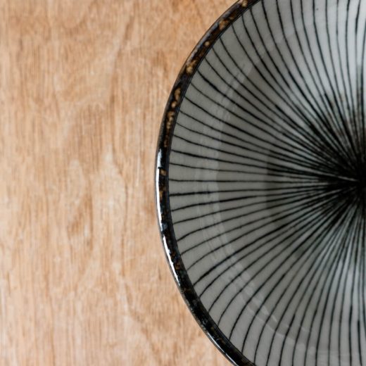 【WEB限定】黒真珠十草 手捻り5寸鉢 -器市-