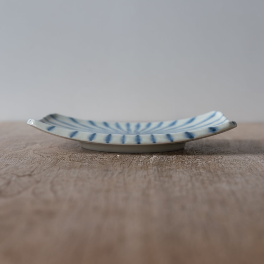 【WEB限定】Focus 白 長角6寸皿 -器市-