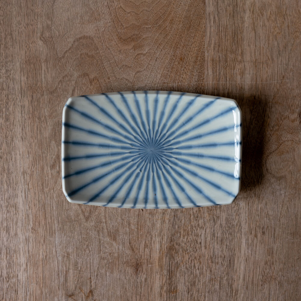 【WEB限定】Focus 白 長角6寸皿 -器市-