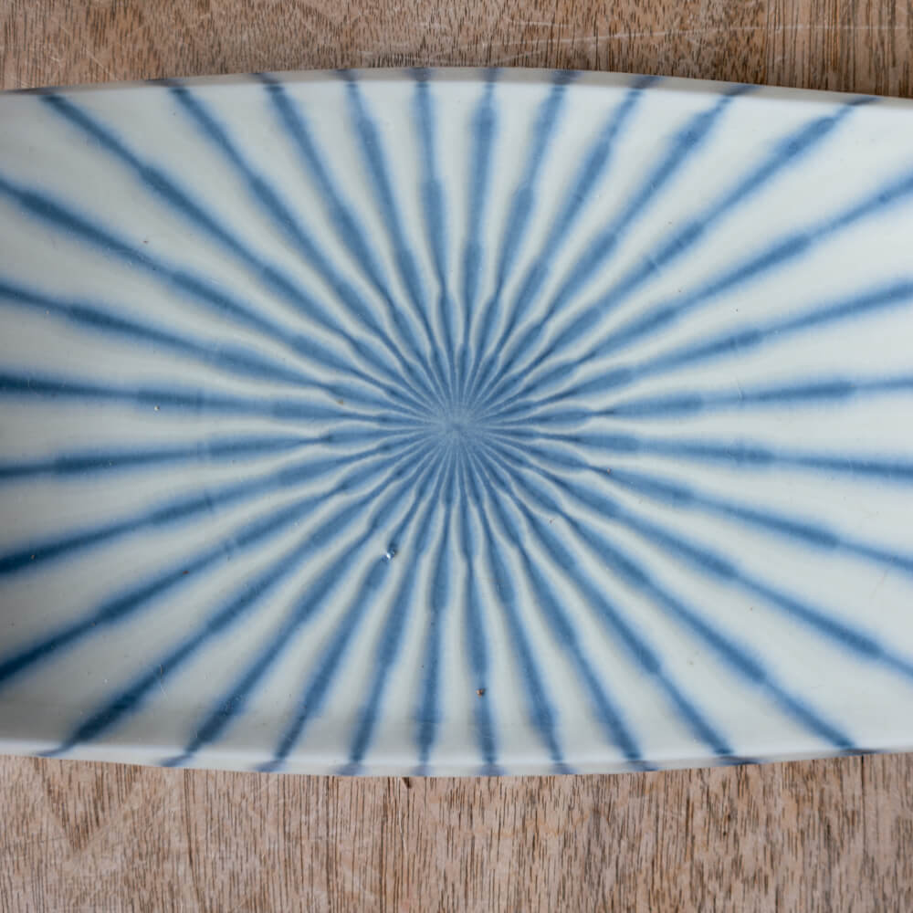 【WEB限定】Focus 白 長角6寸皿 -器市-