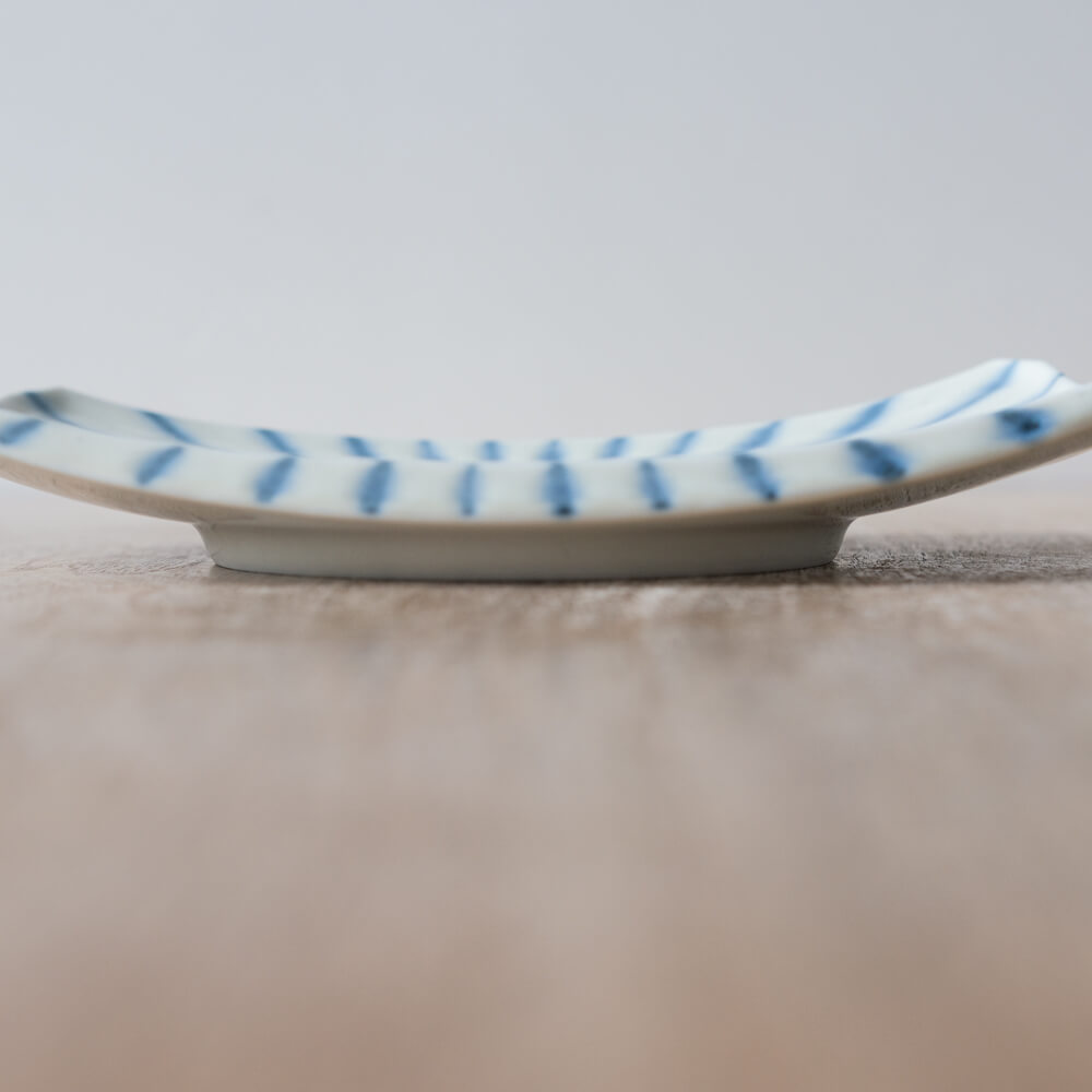 【WEB限定】Focus 白 長角6寸皿 -器市-